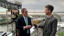 Coutts chief executive Peter Flavel spoke with edie's content director Luke Nicholls atop the Radisson Red hotel next to the SEC Centre in Glasgow